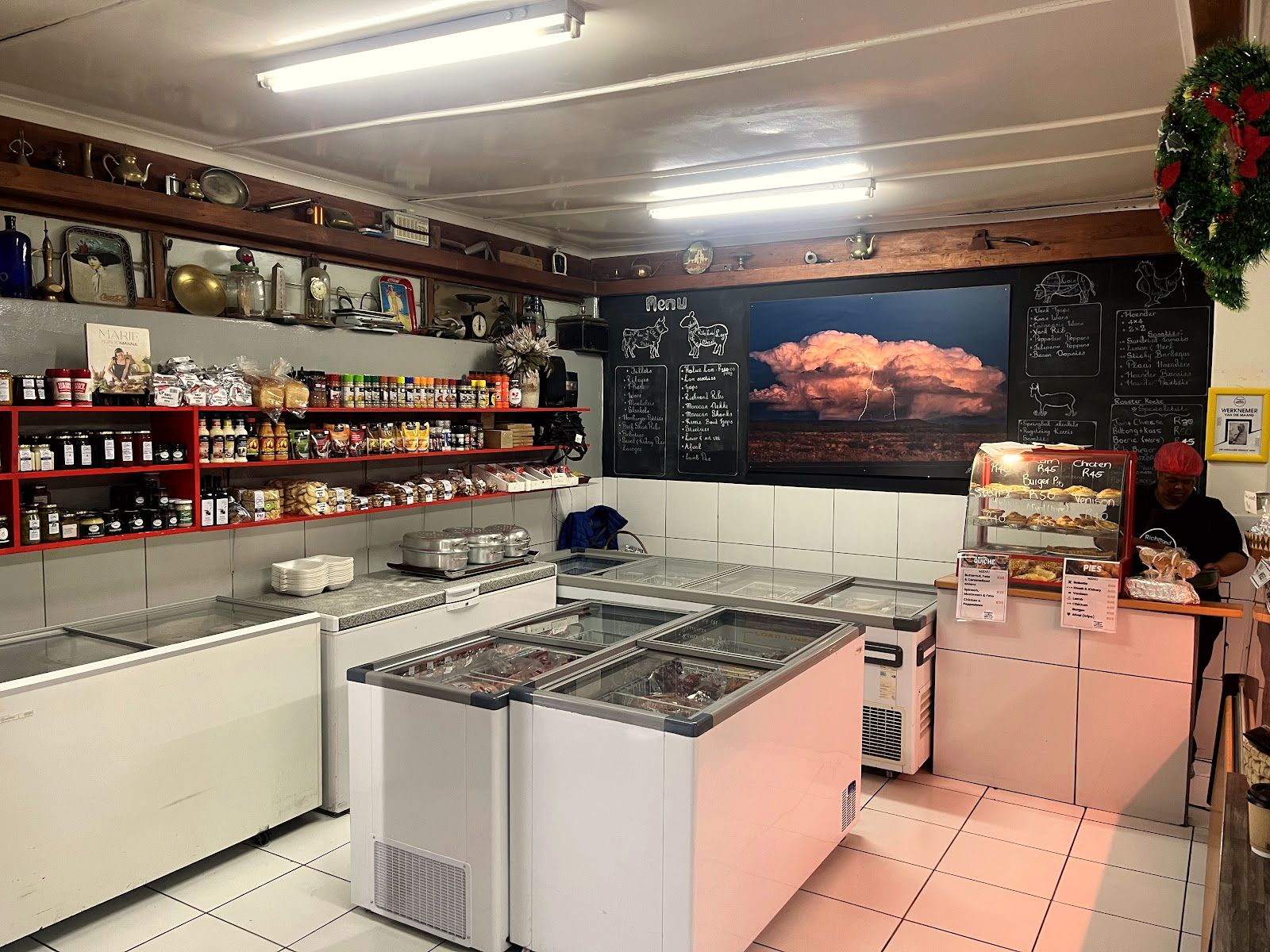 Binne die winkel